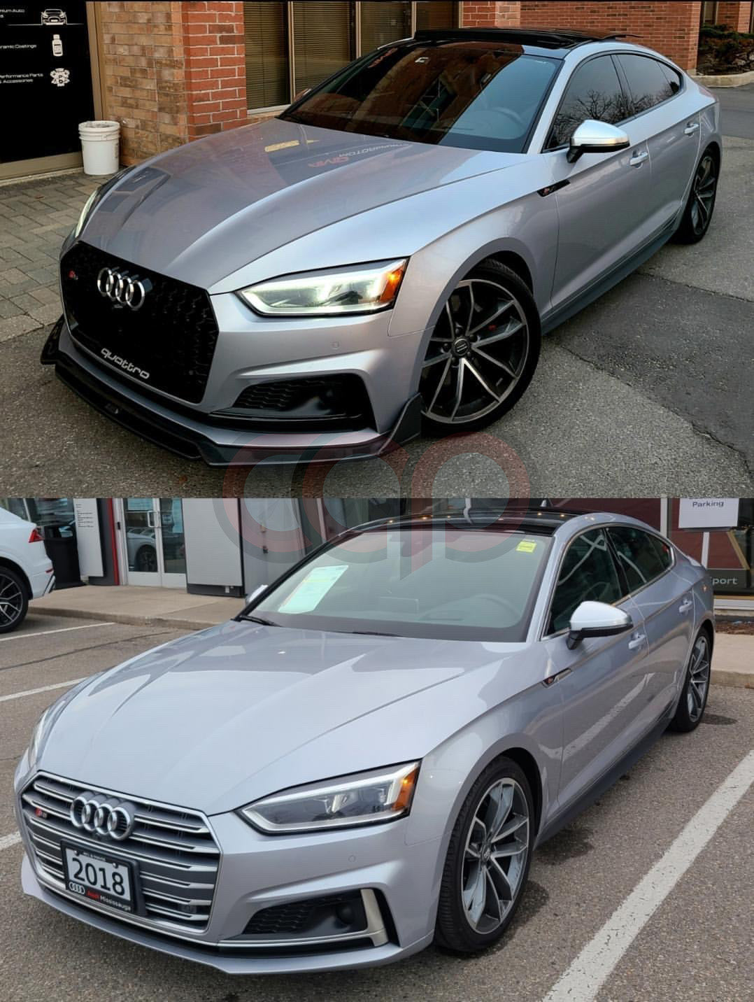 2018-2019 B9 A5 S-Line/S5 Coupe & Sportback - CAP Carbon Fiber Front Lip
