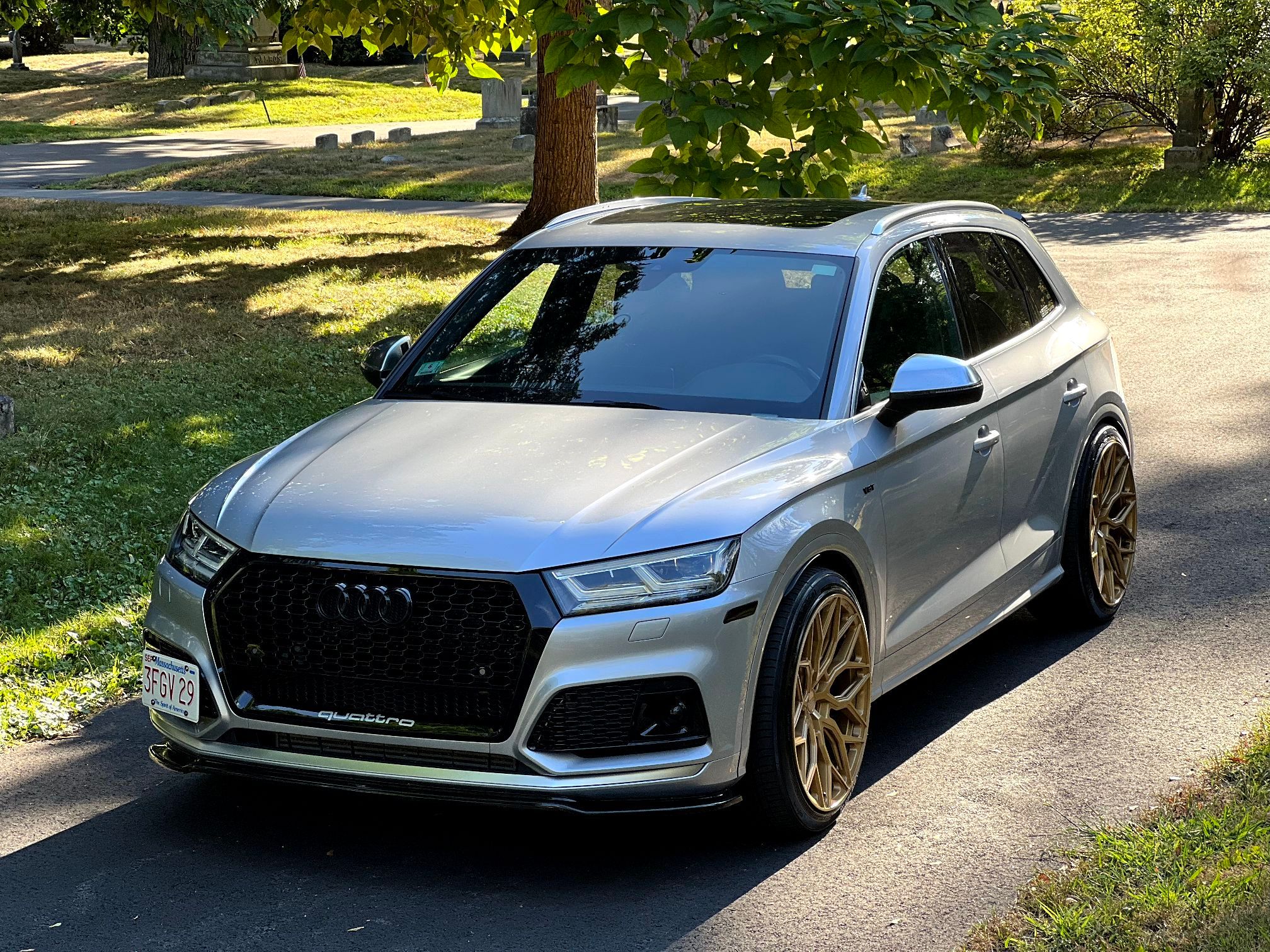 2018-2020 FY B9 Audi RSQ5 Honeycomb Grille Lower Frame Quattro | B9 Audi Q5/SQ5