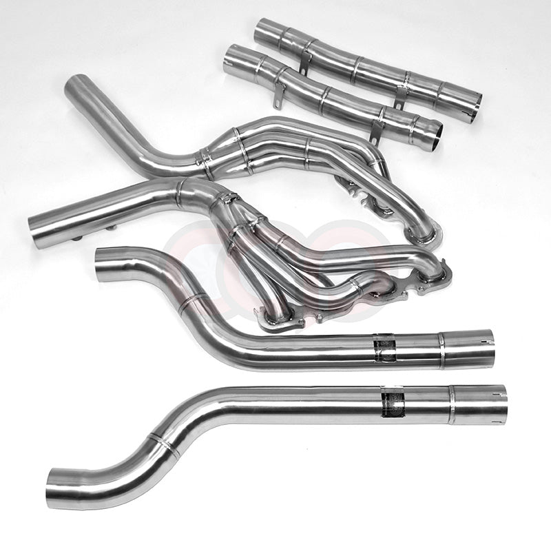 CAP M156 6.2 V8 Longtube Headers + Downpipes | Mercedes-Benz W204 C63