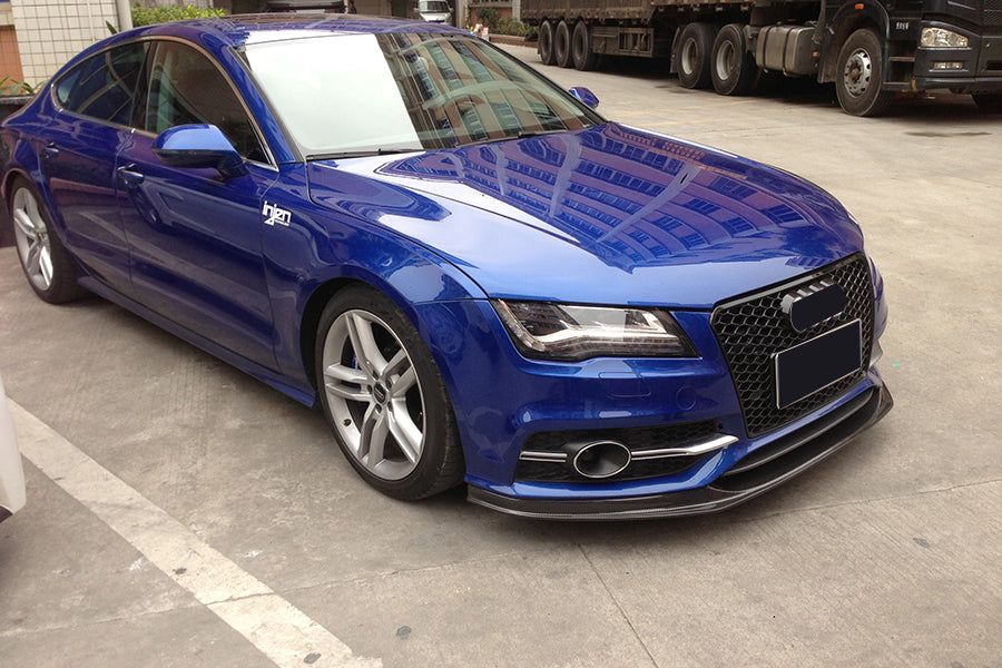 2012-2015 C7 Audi A7 S-Line/S7 - CAP Carbon Fiber Front Lip