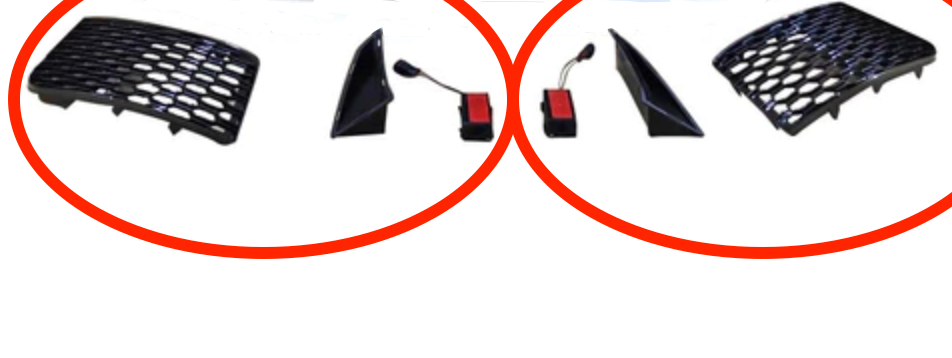 Bumper Accessories for CAP 2014-2016 8V RS3 Bumper