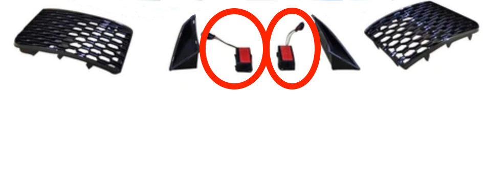 Bumper Accessories for CAP 2014-2016 8V RS3 Bumper None None Yes Fog Light Resistors