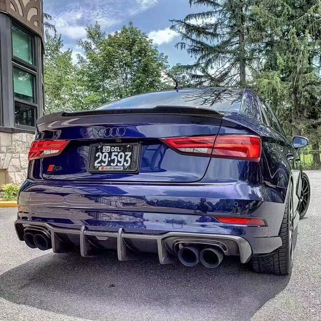 2017-2020 8V.5 Audi A3/S3 - CAP Carbon Fiber Diffuser - V1