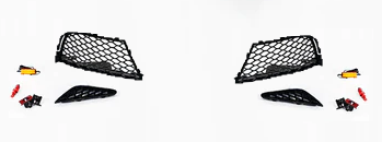 Bumper Accessories for CAP B8 RS4 Bumper - V1 Both Sides - Large Fog Grilles Both Sides - Small Fog Grilles Yes Fog Light Resistors