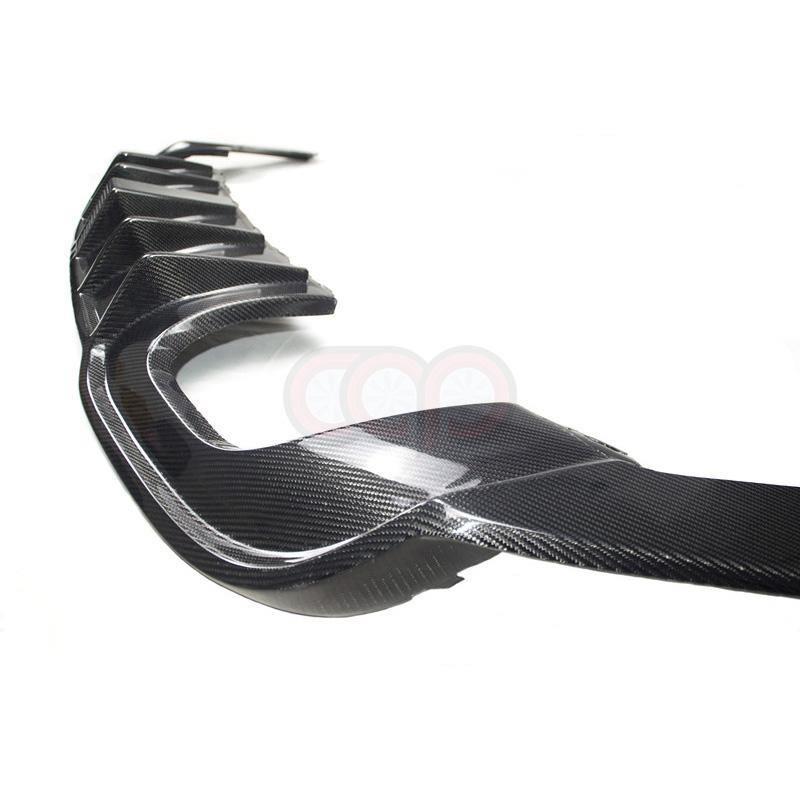 2017-2020 8V.5 Audi A3/S3 - CAP Carbon Fiber Diffuser with LED Light - V2