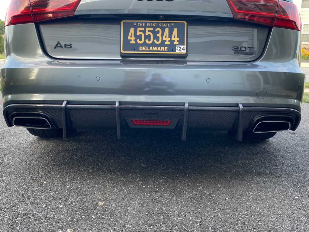 2016-2018 C7.5 Audi A6 S-Line/S6 - CAP Carbon Fiber Diffuser