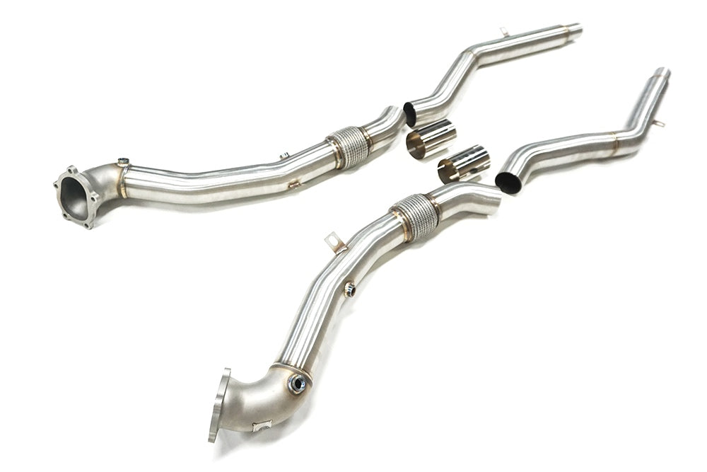 2013-2018 CAP Audi C7/C7.5 S6/RS6/S7/RS7/A8/S8 4.0T Cast Downpipes & Midpipes Exhaust Combo - V2