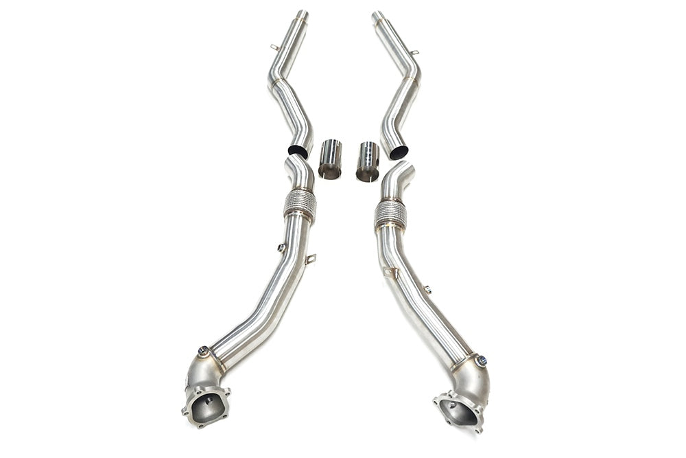 2013-2018 CAP Audi C7/C7.5 S6/RS6/S7/RS7/A8/S8 4.0T Cast Downpipes & Midpipes Exhaust Combo - V2
