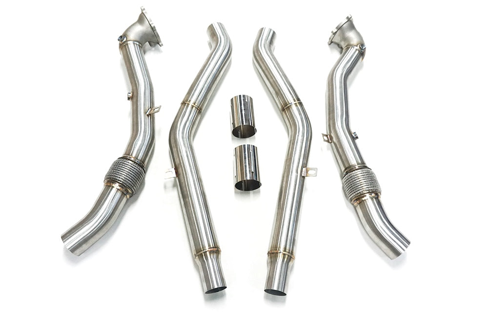 2013-2018 CAP Audi C7/C7.5 S6/RS6/S7/RS7/A8/S8 4.0T Cast Downpipes & Midpipes Exhaust Combo - V2