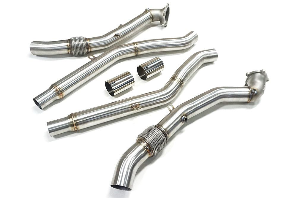 2013-2018 CAP Audi C7/C7.5 S6/RS6/S7/RS7/A8/S8 4.0T Cast Downpipes & Midpipes Exhaust Combo - V2