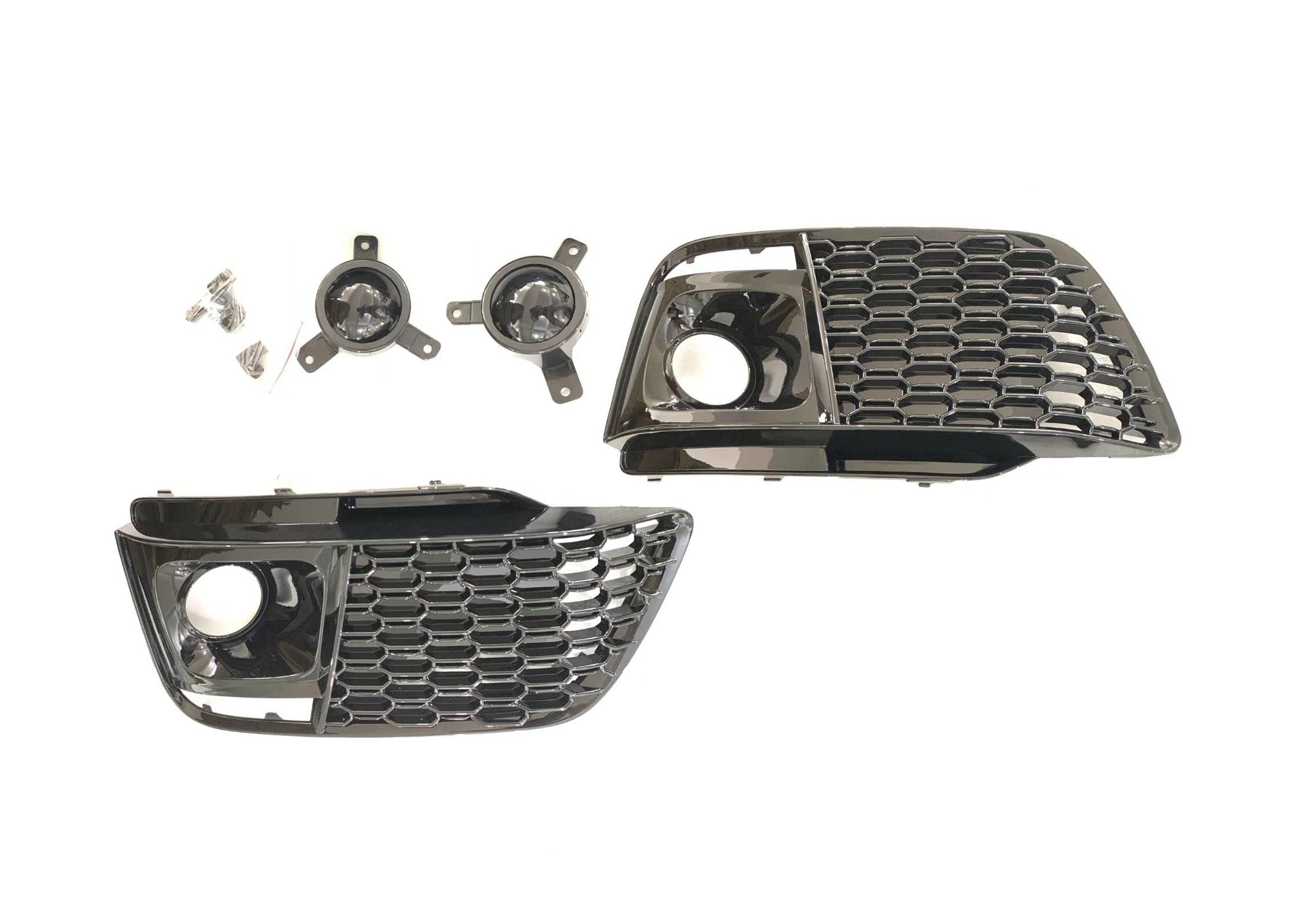 2018-2020 Audi RS Honeycomb Fog Grilles | FY B9 Audi Q5 S-Line/SQ5