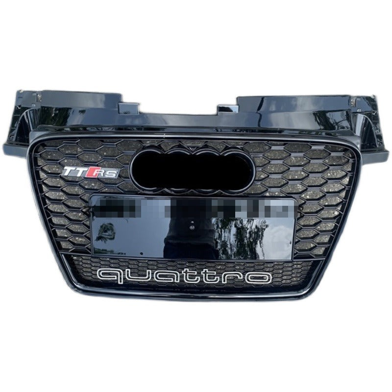 2008-2015 Audi TTRS Honeycomb Grille Quattro | MK2 8J TT/TTS Black Frame Black Mesh Black Lower Frame