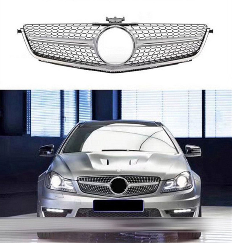 2008-2014 Mercedes-Benz C-Class Diamond Style Front Grille | W204 - Canadian Auto Performance