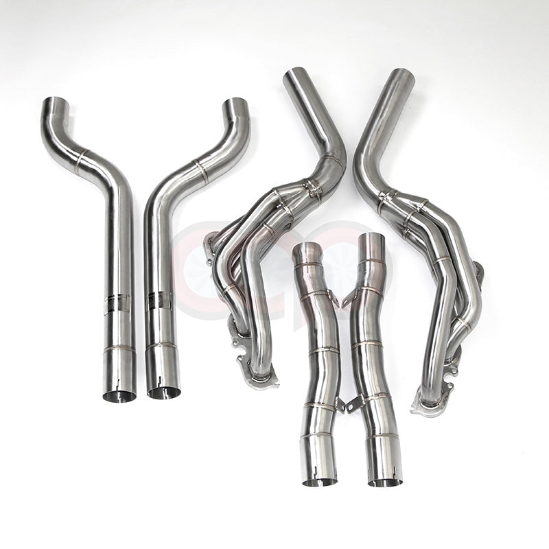 CAP M156 6.2 V8 Longtube Headers + Downpipes | Mercedes-Benz W204 C63