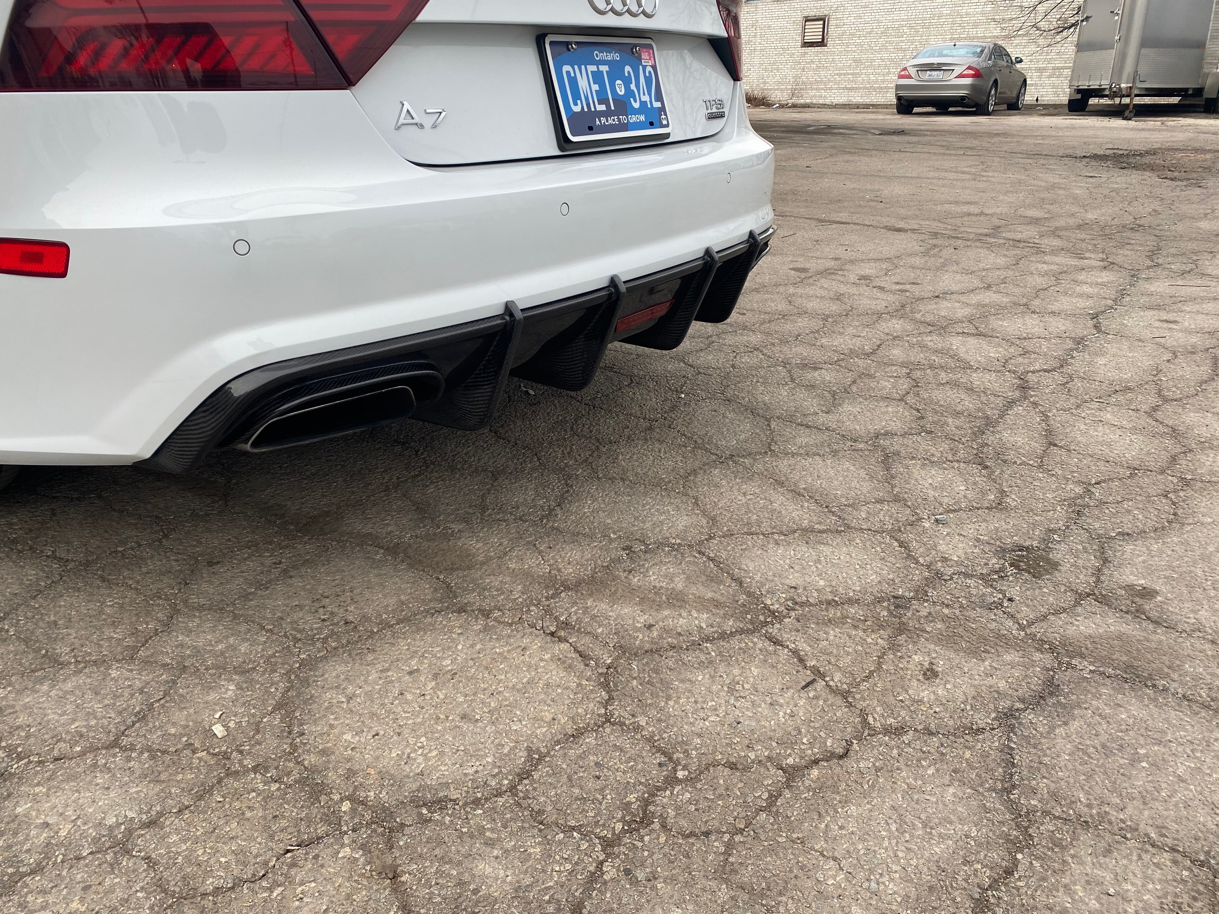 2016-2018 C7.5 Audi A7 S-Line/S7 - CAP Carbon Fiber Diffuser