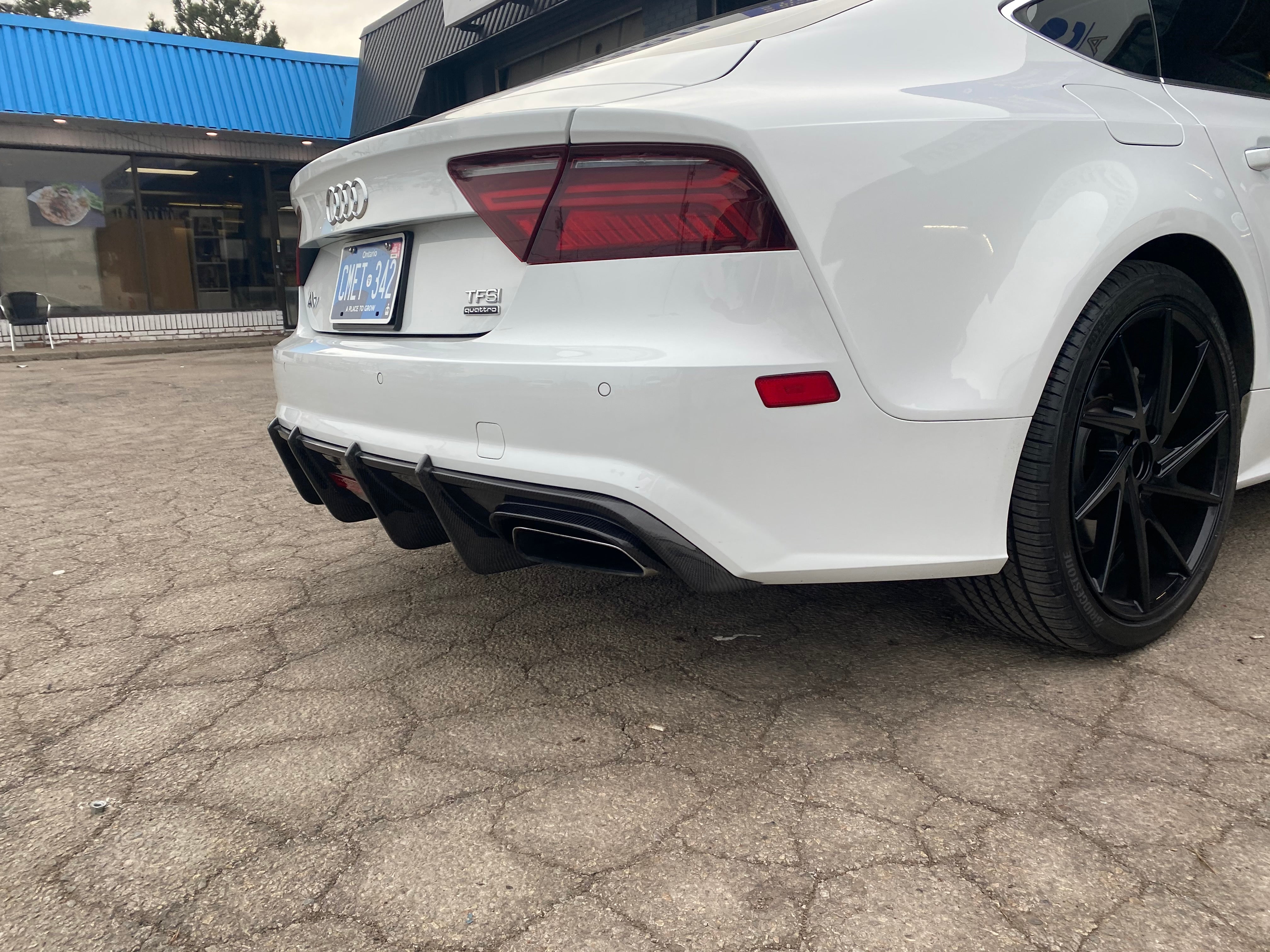 2016-2018 C7.5 Audi A7 S-Line/S7 - CAP Carbon Fiber Diffuser