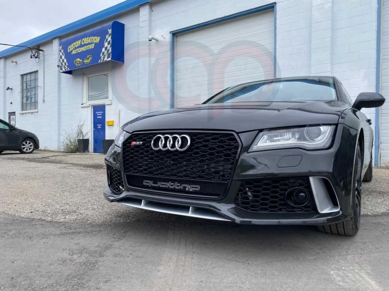 pre facelift audi a7 aftermarket parts, bumper, grill, bodykit, mirrors and side skirts