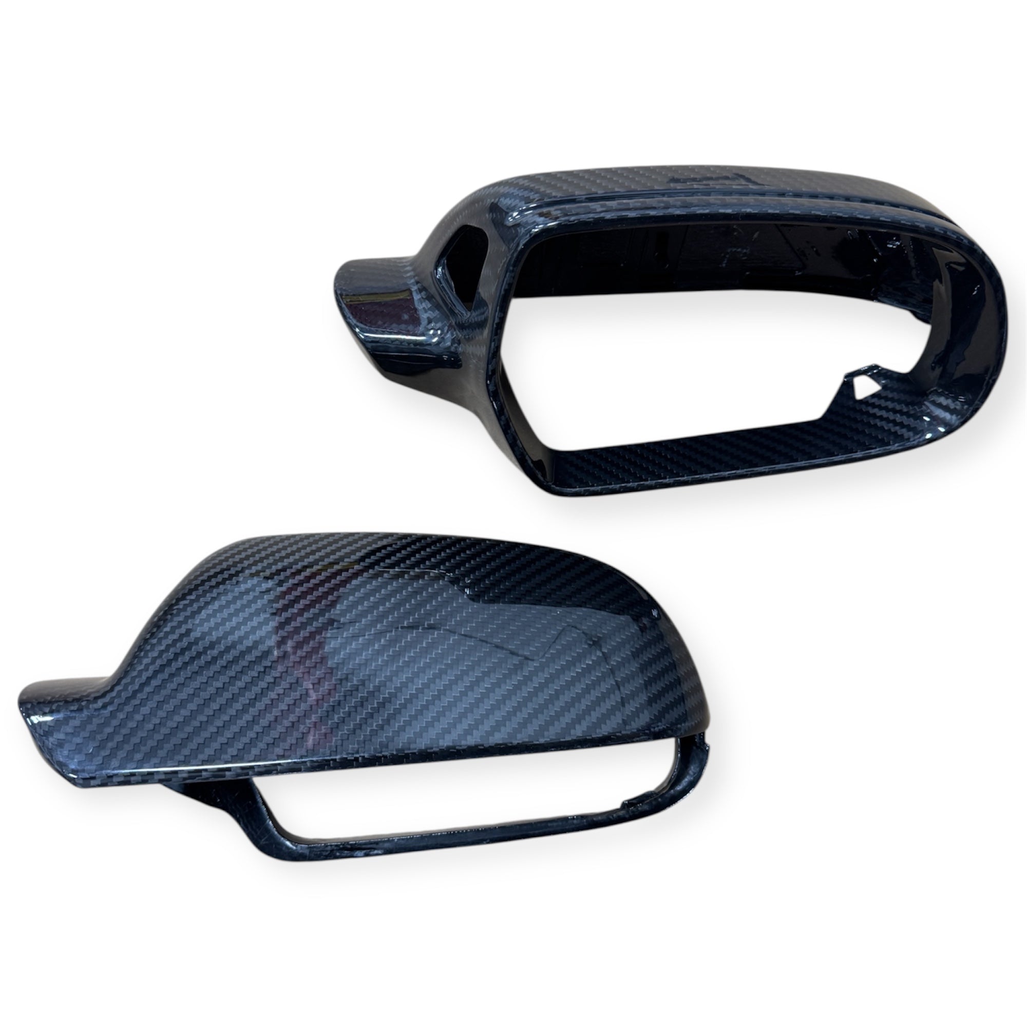 2008-2017 B8 B8.5 Audi A4, S4, A5, S5, RS5 - CAP Dry Carbon Fiber Mirror Covers (Pair)