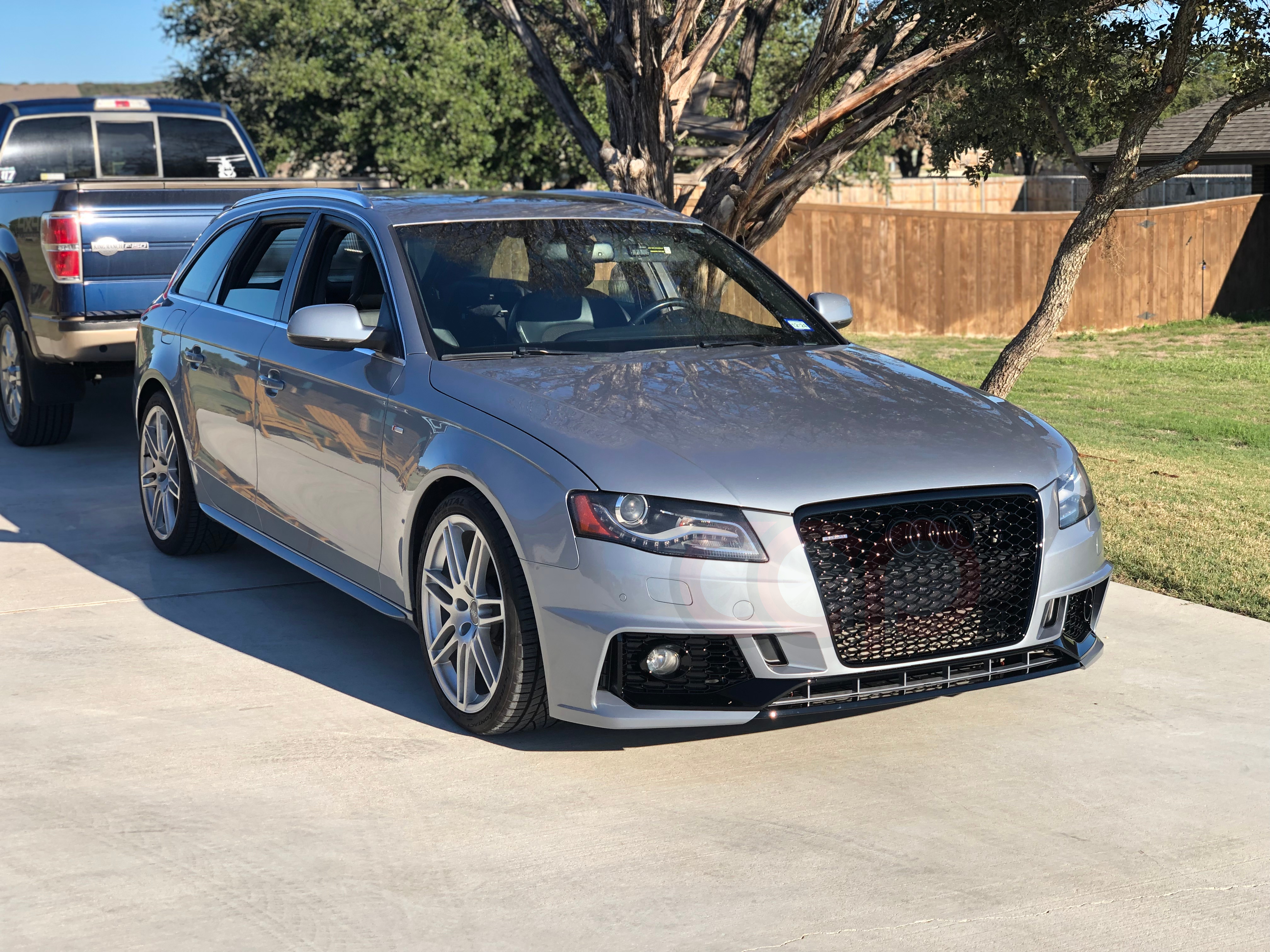 B8 RS4 Bumper V2 + Grille Bundle