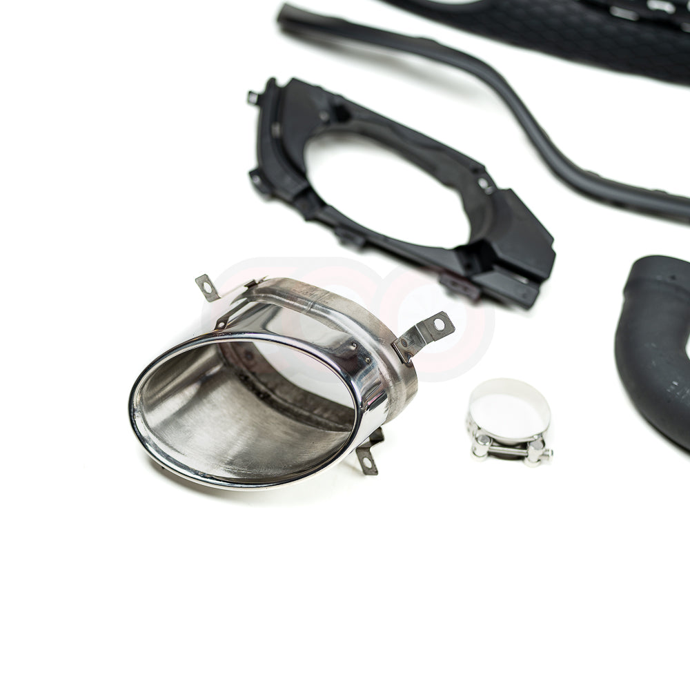 2008-2015 MK2 8J Audi TT/TT-S - CAP Black RS Style Rear Diffuser