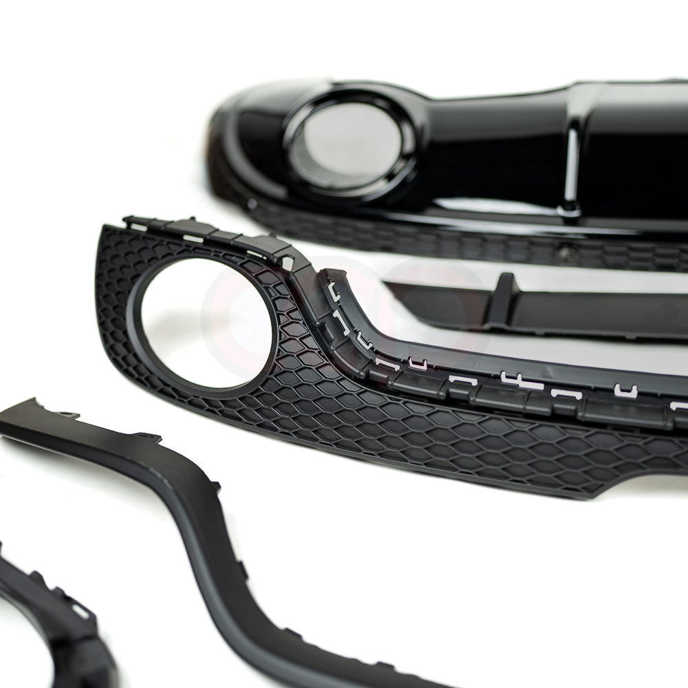 2008-2015 MK2 8J Audi TT/TT-S - CAP Black RS Style Rear Diffuser