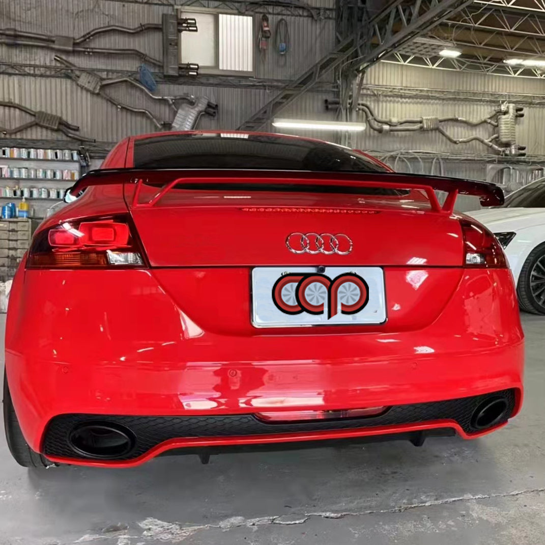 2008-2015 MK2 8J Audi TT/TT-S - CAP Gloss Black RS Style Rear Diffuser
