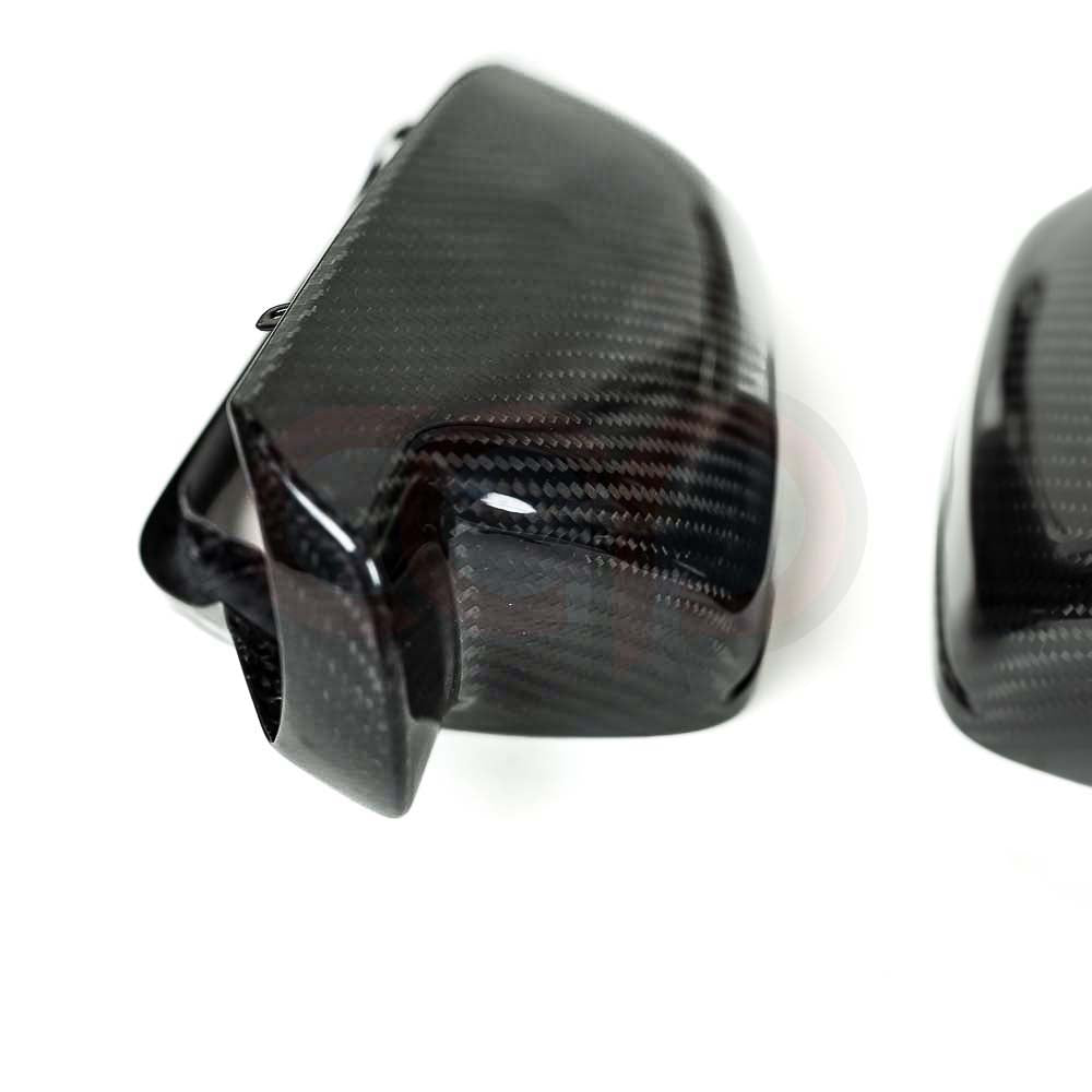 2008-2017 B8 B8.5 Audi A4, S4, A5, S5, RS5 - CAP Dry Carbon Fiber Mirror Covers (Pair)