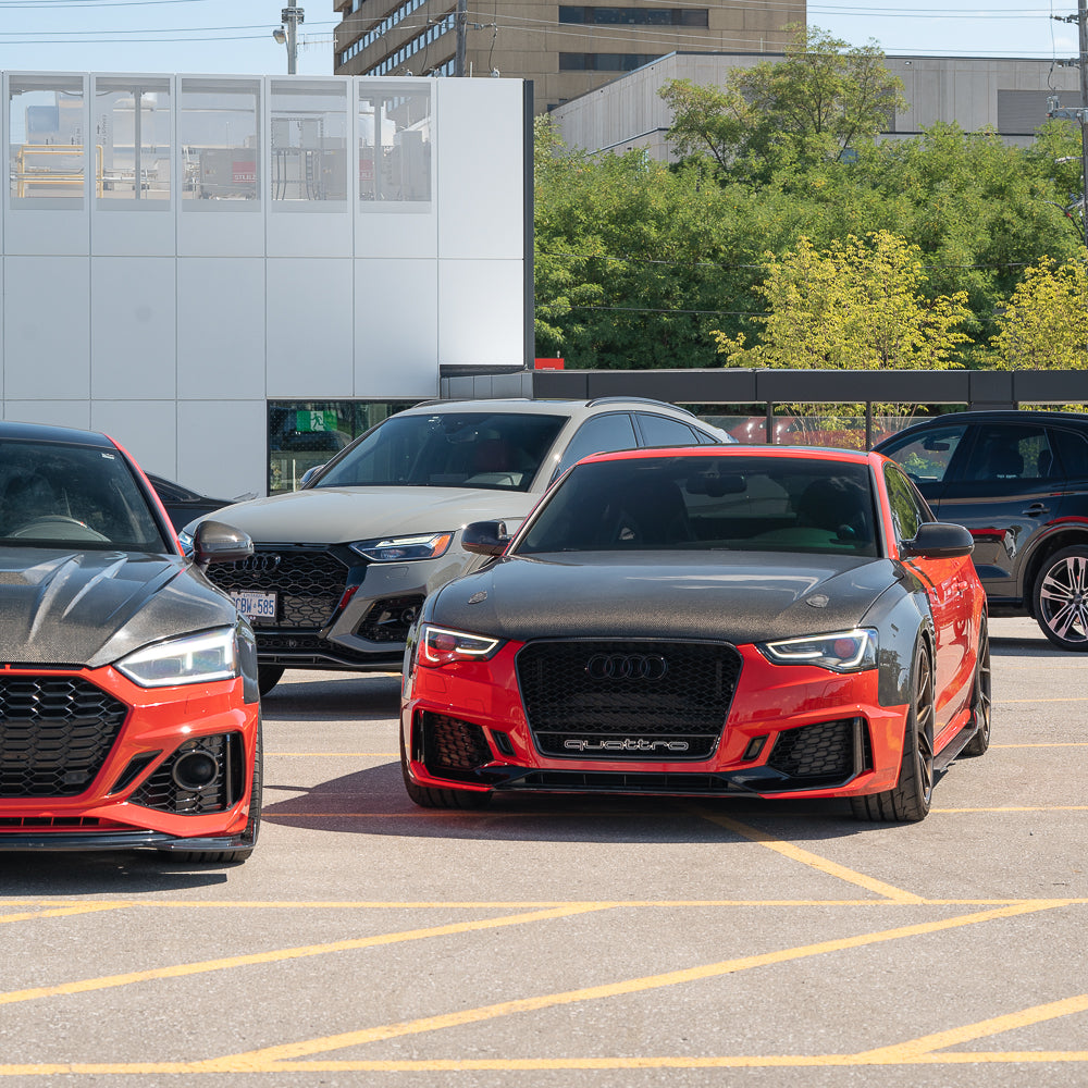 2008-2017 B8 B8.5 Audi A4, S4, A5, S5, RS5 - CAP Dry Carbon Fiber Mirror Covers (Pair)