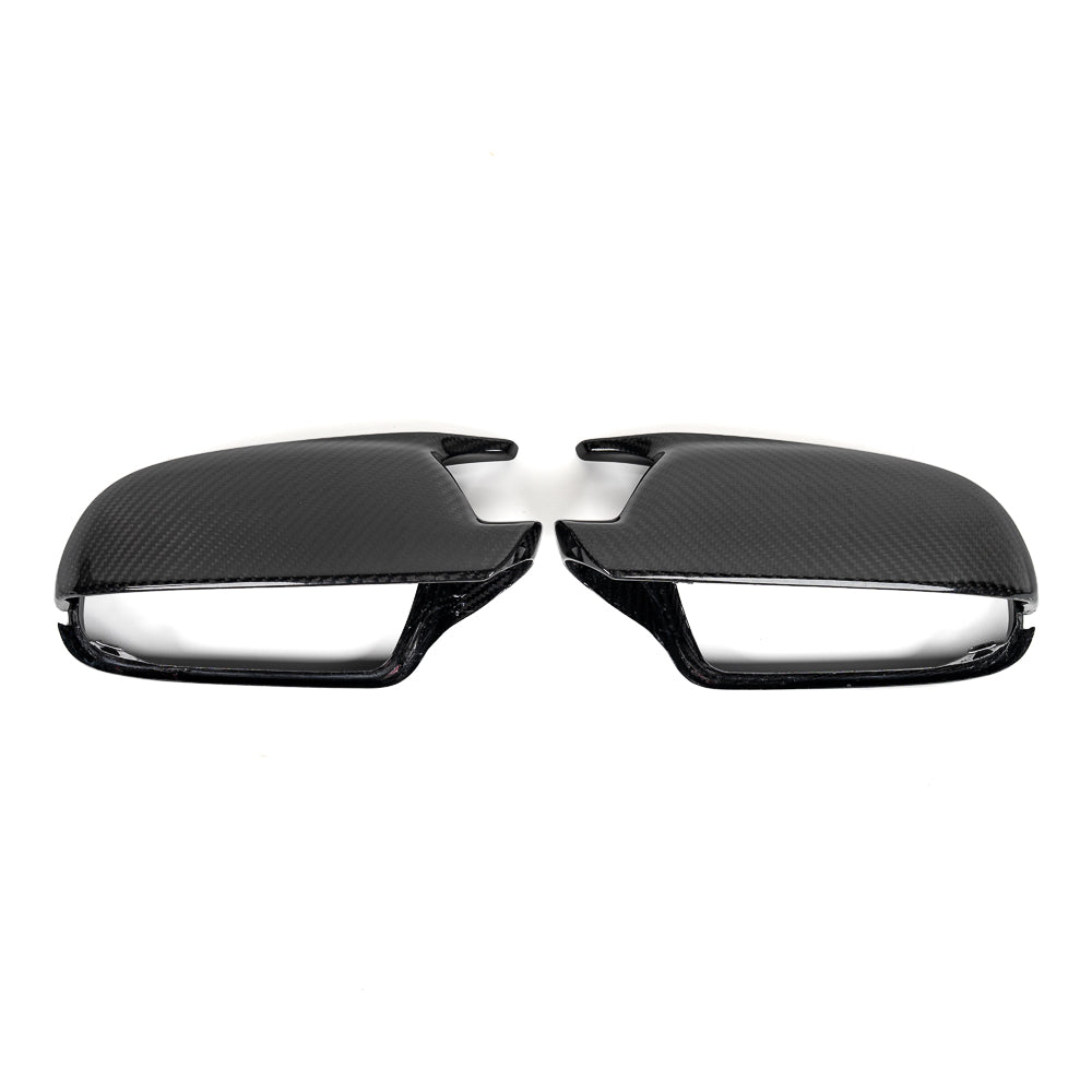 2008-2017 B8 B8.5 Audi A4, S4, A5, S5, RS5 - CAP Dry Carbon Fiber Mirror Covers (Pair) - V2