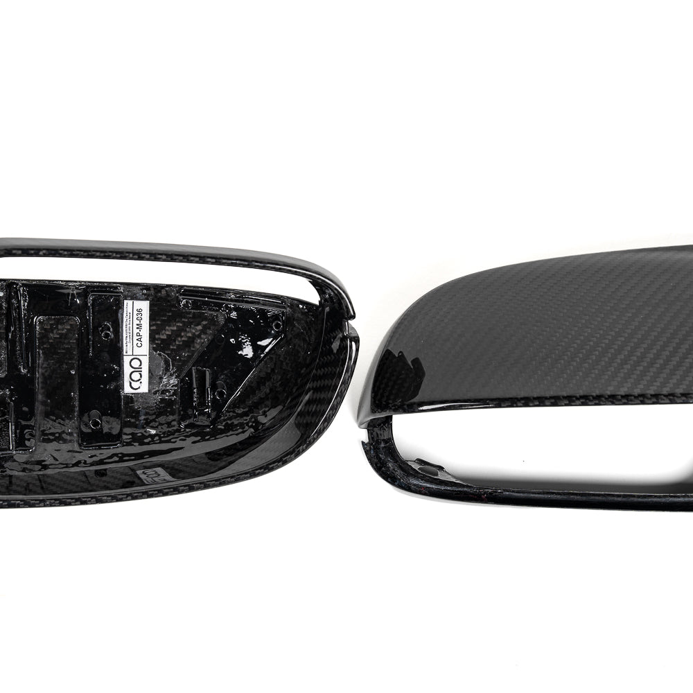 2008-2017 B8 B8.5 Audi A4, S4, A5, S5, RS5 - CAP Dry Carbon Fiber Mirror Covers (Pair) - V2