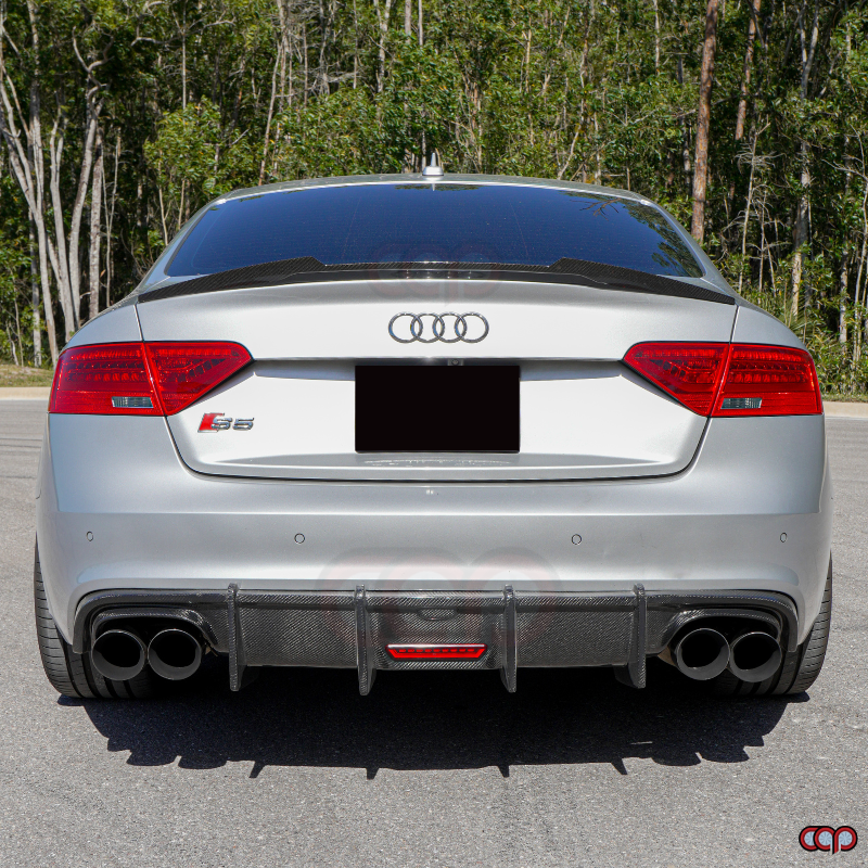 2008-2017 B8 & B8.5 Audi S5 - Dry Carbon Fiber Spoiler - V2
