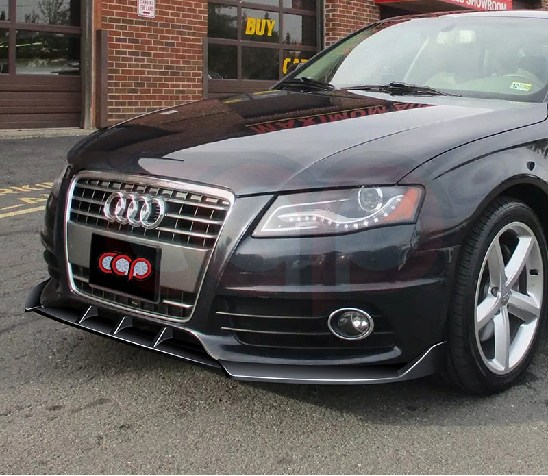 2009-2012 B8 Audi A4 - Gloss Black Front Lip