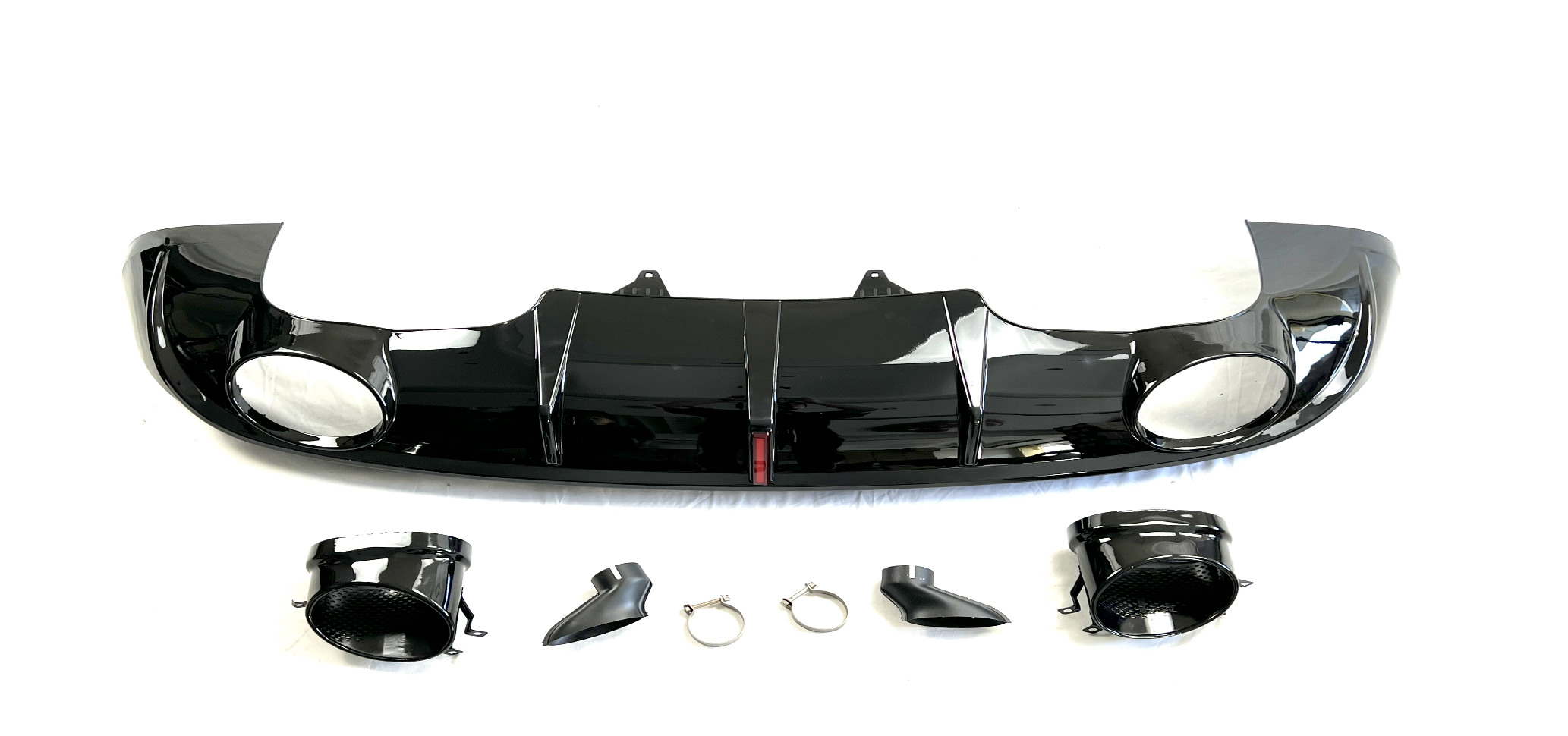 2009-2017 B8 & B8.5 Audi Q5 Non S-Line - CAP Gloss Black RS Style Rear Diffuser