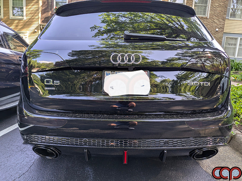 2009-2017 B8 & B8.5 Audi Q5 Non S-Line - CAP Gloss Black RS Style Rear Diffuser