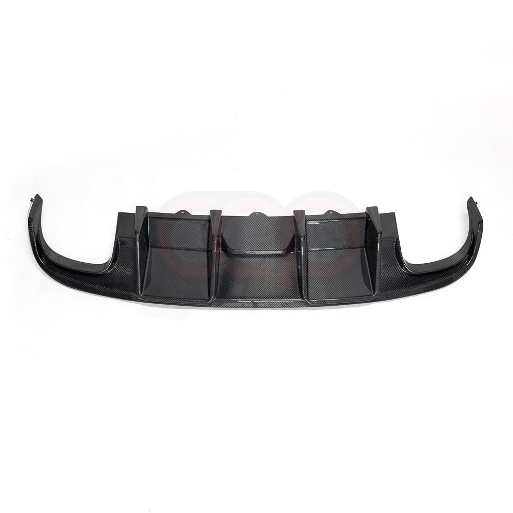 2010-2012 B8 Audi A4/S4 - CAP Carbon Fiber Diffuser Without LED Brake Light - V1