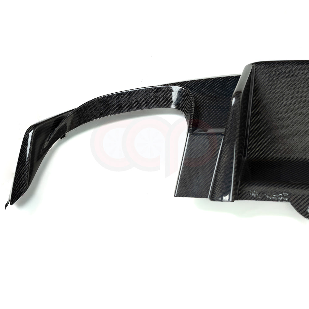 2010-2012 B8 Audi A4/S4 - CAP Carbon Fiber Diffuser Without LED Brake Light - V1