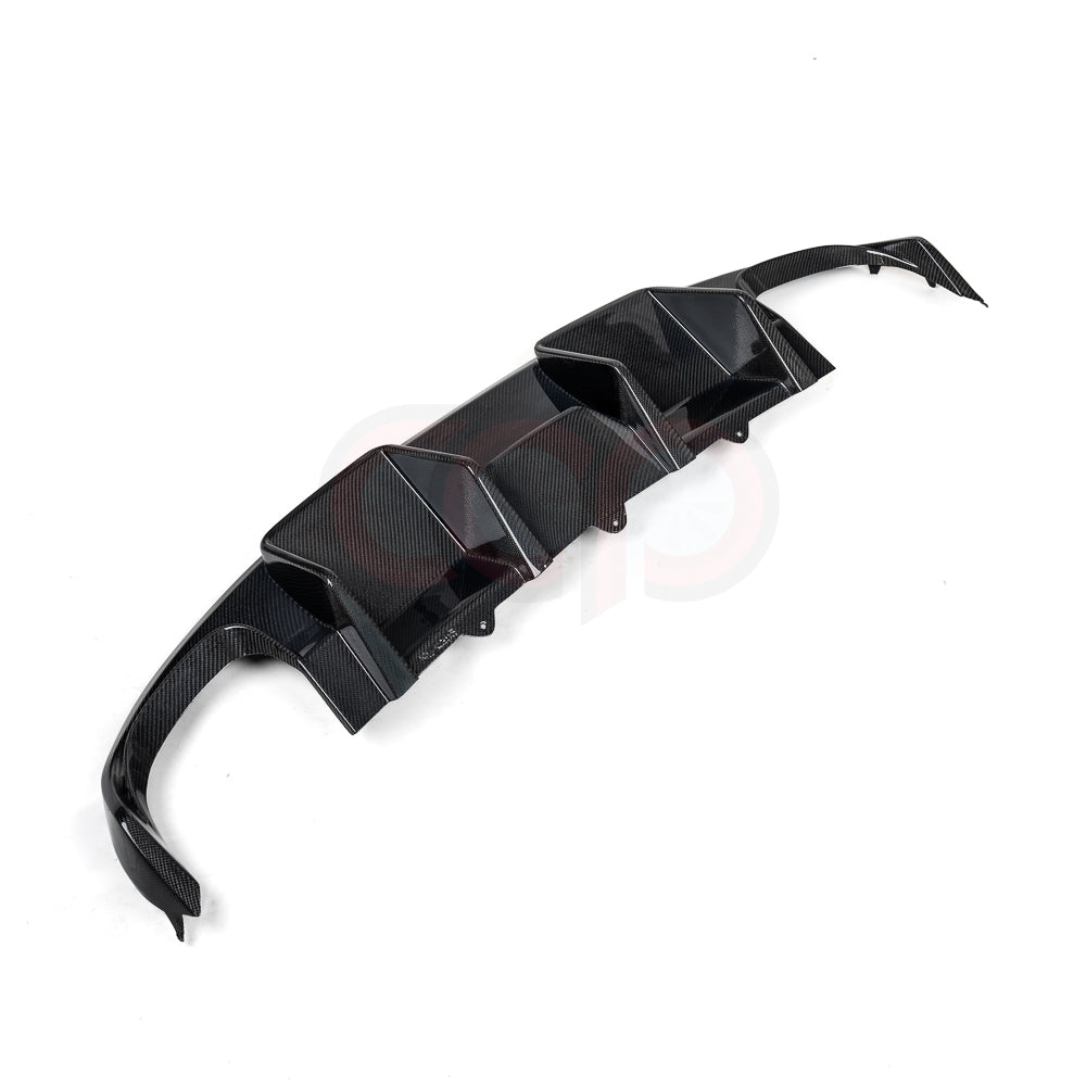 2010-2012 B8 Audi A4/S4 - CAP Carbon Fiber Diffuser Without LED Brake Light - V1
