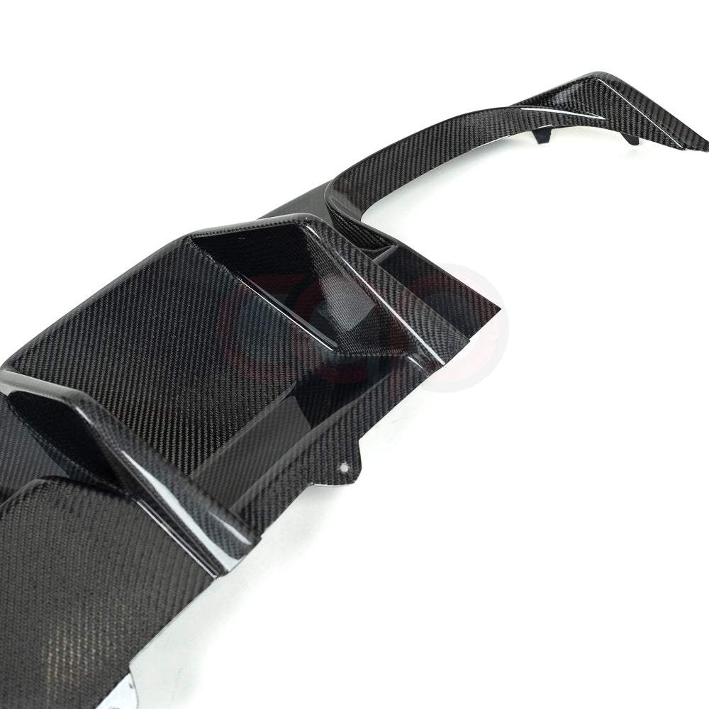 2010-2012 B8 Audi A4/S4 - CAP Carbon Fiber Diffuser Without LED Brake Light - V1
