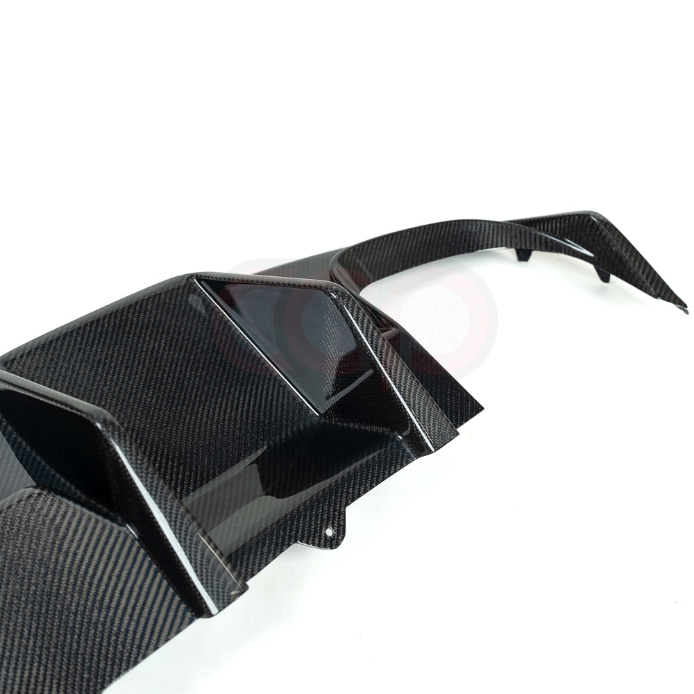 2010-2012 B8 Audi A4/S4 - CAP Carbon Fiber Diffuser Without LED Brake Light - V1