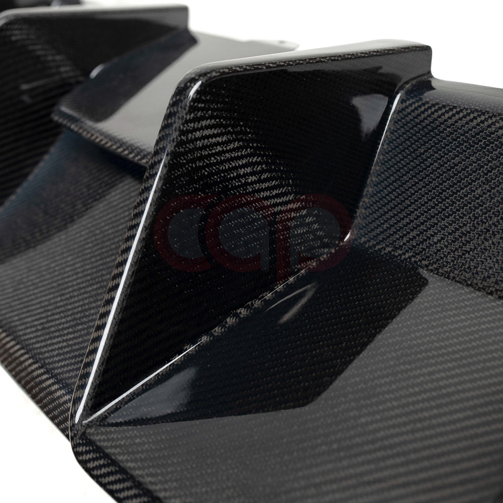 2010-2012 B8 Audi A4/S4 - CAP Carbon Fiber Diffuser Without LED Brake Light - V1