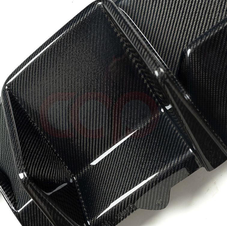 2010-2012 B8 Audi A4/S4 - CAP Carbon Fiber Diffuser Without LED Brake Light - V1