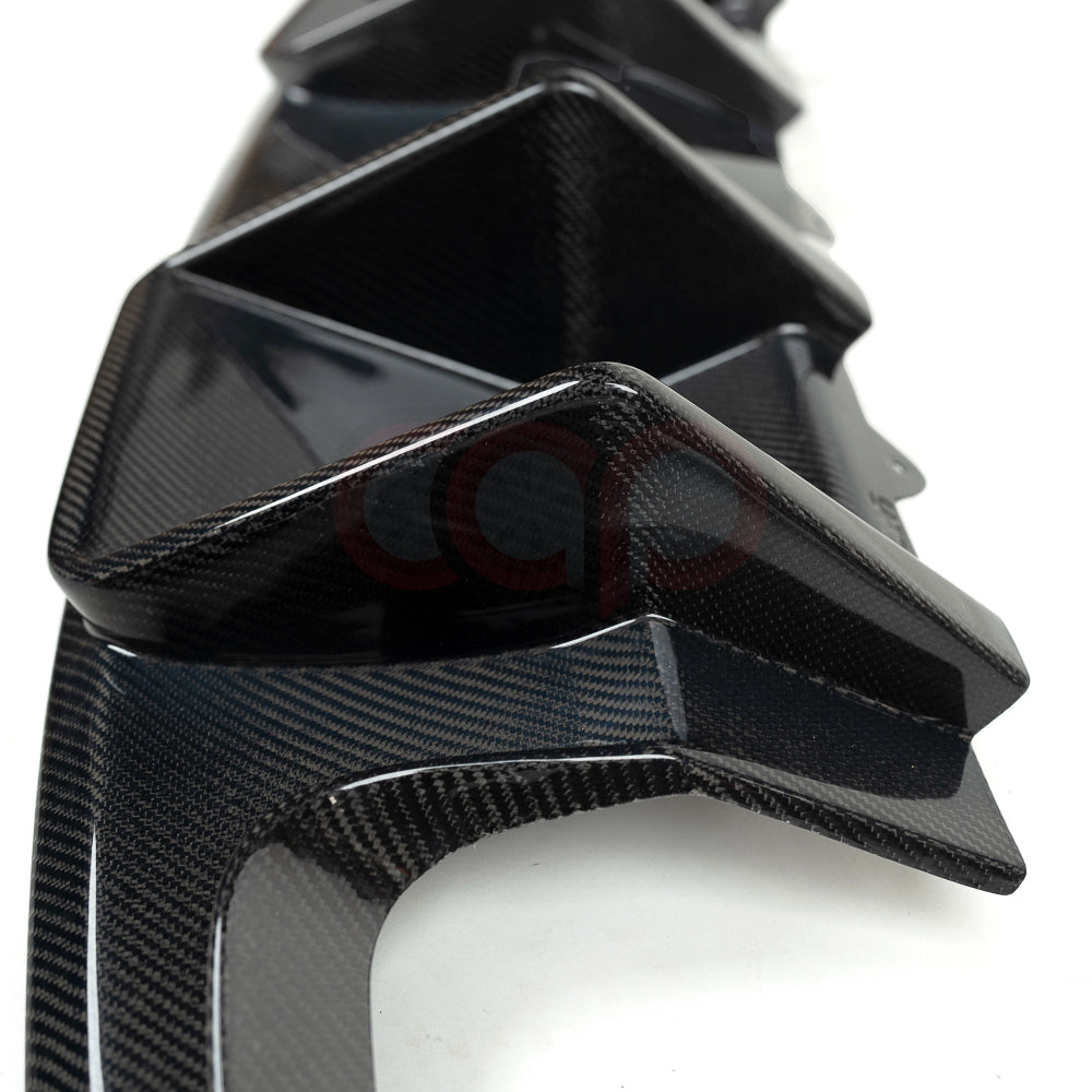 2010-2012 B8 Audi A4/S4 - CAP Carbon Fiber Diffuser Without LED Brake Light - V1