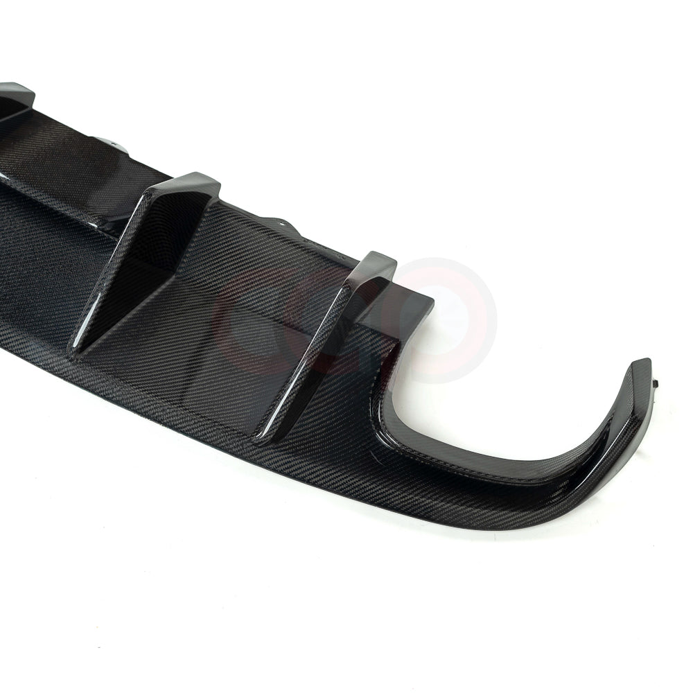 2010-2012 B8 Audi A4/S4 - CAP Carbon Fiber Diffuser Without LED Brake Light - V1
