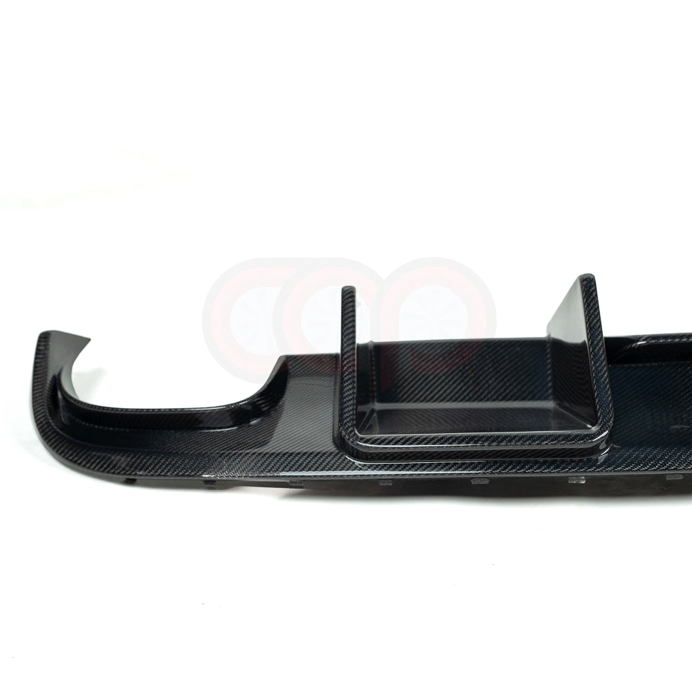 2010-2012 B8 Audi A4/S4 - CAP Carbon Fiber Diffuser Without LED Brake Light - V1