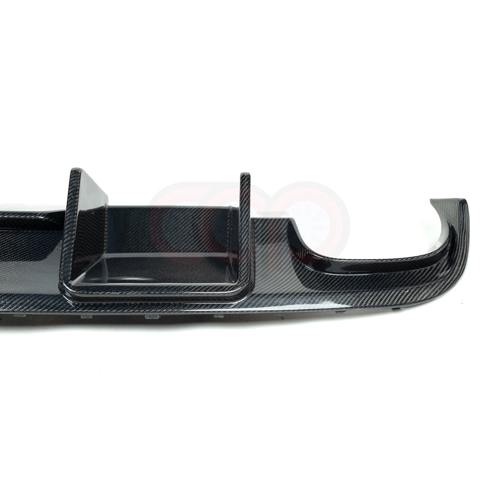 2010-2012 B8 Audi A4/S4 - CAP Carbon Fiber Diffuser Without LED Brake Light - V1