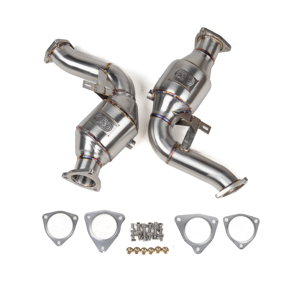 2010-2017 CAP Audi 3.0T Supercharged Catted 400 Cell Test Pipes - Audi B8 S4, S5, A6, A7, A8, Q5, SQ5