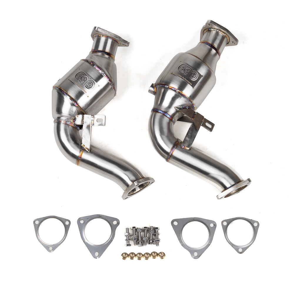 2010-2017 CAP Audi 3.0T Supercharged Catted 400 Cell Test Pipes - Audi B8 S4, S5, A6, A7, A8, Q5, SQ5