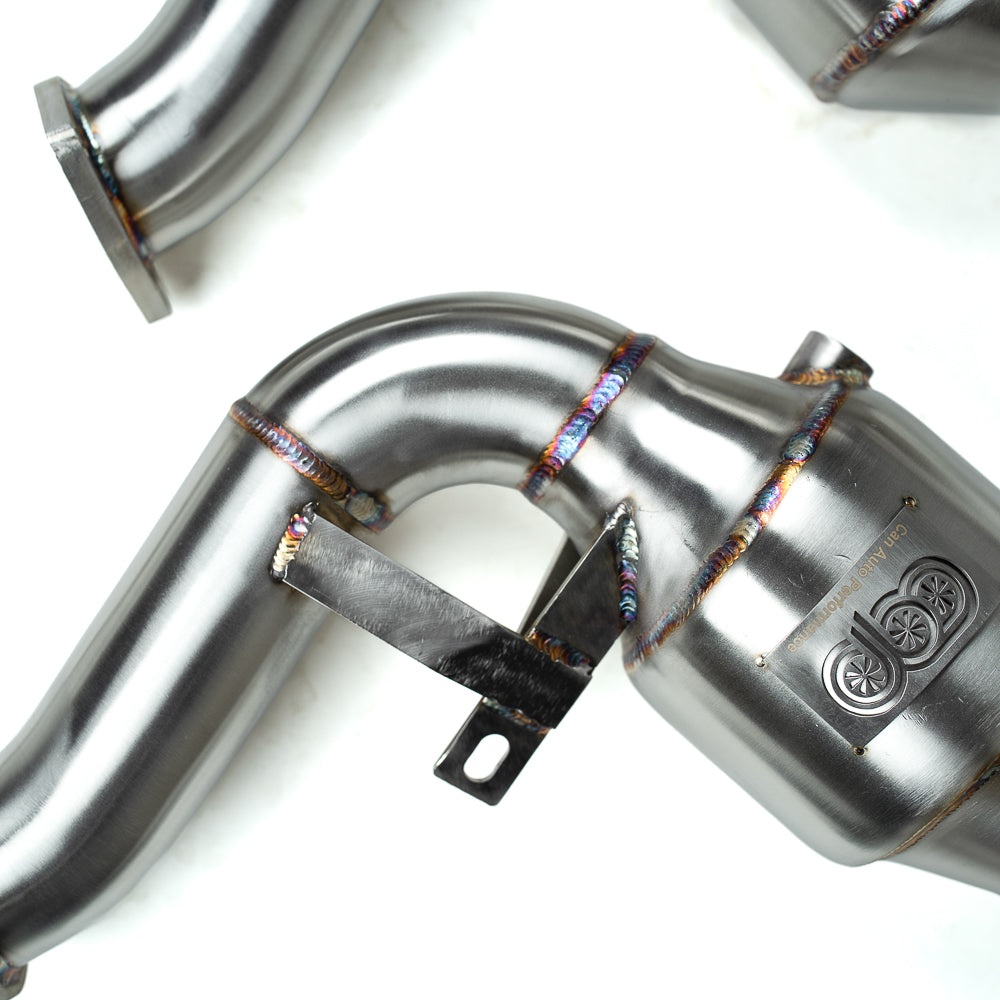 2010-2017 CAP Audi 3.0T Supercharged Catted 400 Cell Test Pipes - Audi B8 S4, S5, A6, A7, A8, Q5, SQ5