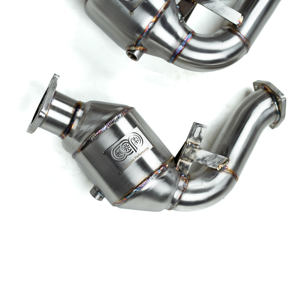 2010-2017 CAP Audi 3.0T Supercharged Catted 400 Cell Test Pipes - Audi B8 S4, S5, A6, A7, A8, Q5, SQ5