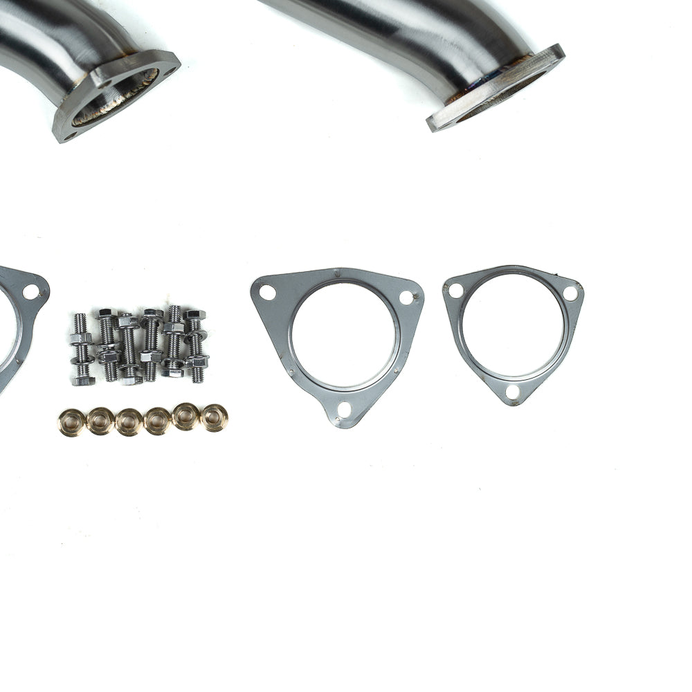 2010-2017 CAP Audi 3.0T Supercharged Catted 400 Cell Test Pipes - Audi B8 S4, S5, A6, A7, A8, Q5, SQ5